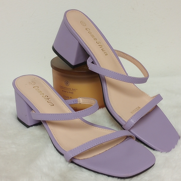 ComeShun low block heels - Picture 1 of 8